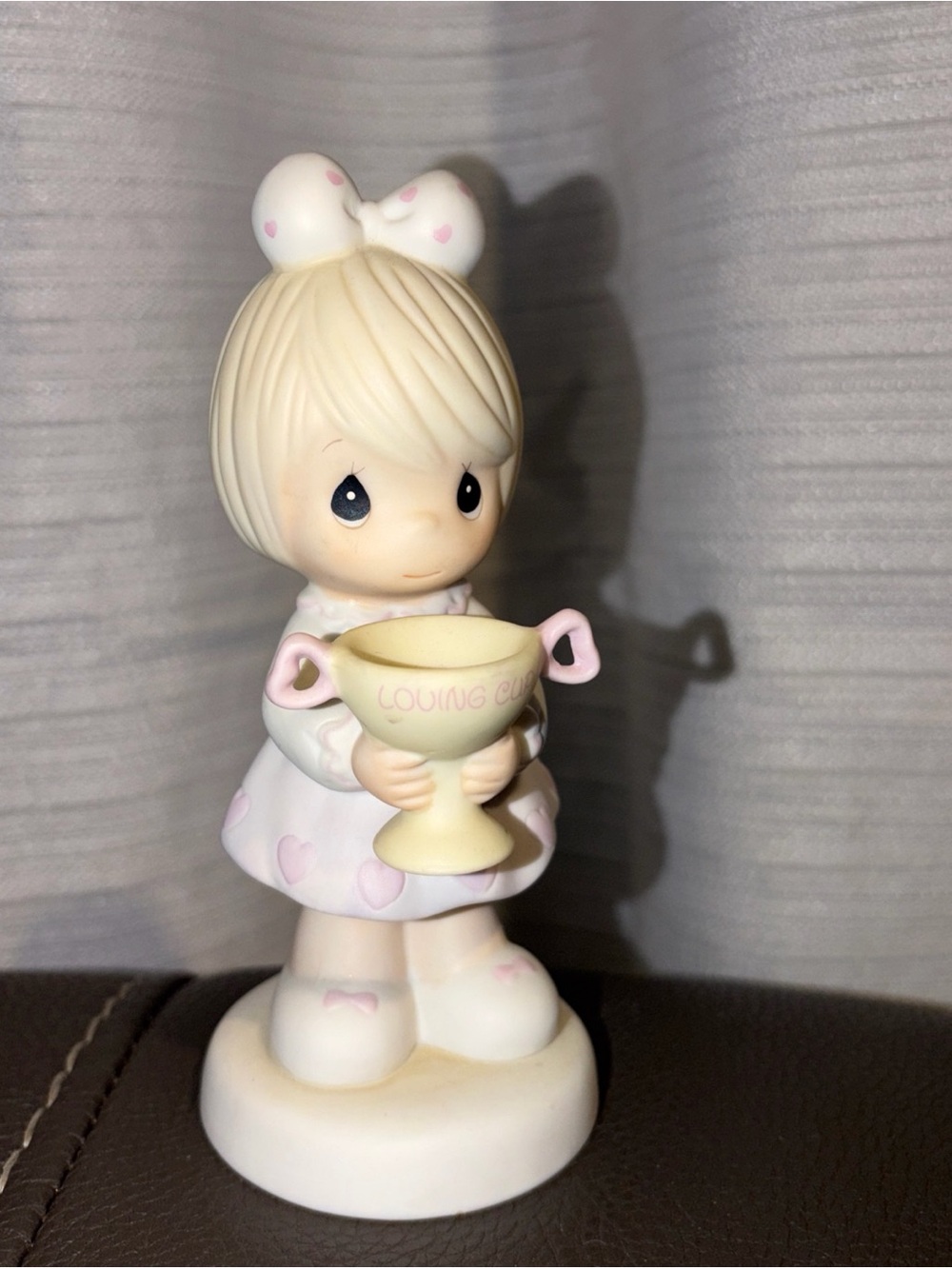 Precious Moments 520829 You Are My Number One, Loving Cup, Trophy Figurine